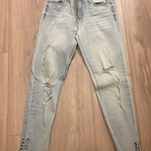 Faded jeans